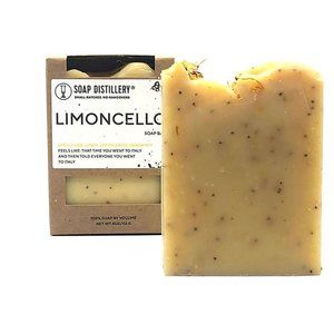 NEW Small Batch, Hand Poured Limoncello Soap Bar by Soap Distillery